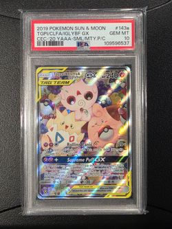 Togepi & Cleffa & Igglybuff GX PSA 10