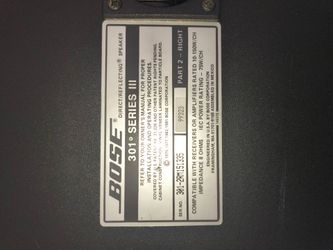 Bose 301 series 111