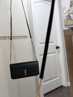 YSL cross body bag black