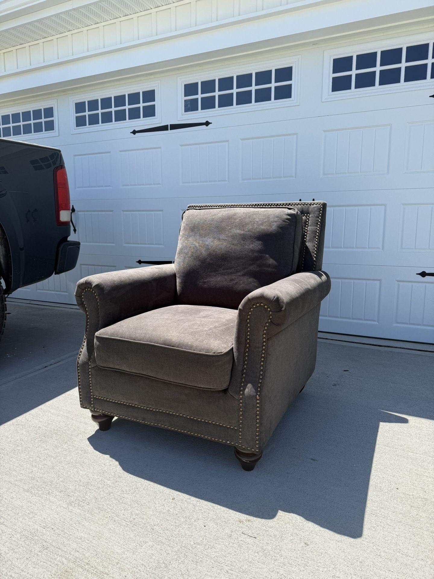 Gray Armchair