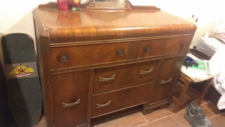 Antique solid dresser