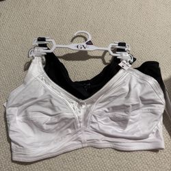 Net Womens Gloria Vanderbilt Size 42dd Wire Free Lined Cup 2 Pack Of Bras 