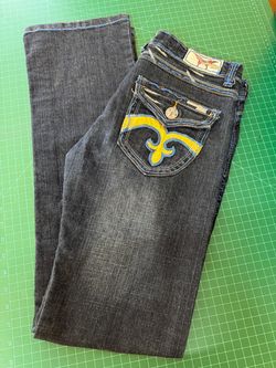 Fleur DeLis Jeans Boot Cut Size 28