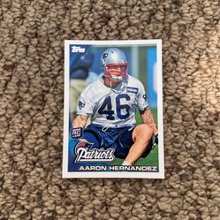 Topps Aaron Hernandez (RC) #96