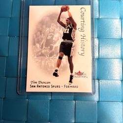 2000 FLEER COURTING HISTORY 5 TIM DUNCAN 