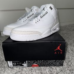 Air Jordan Retro 3 Pure Money Size 12