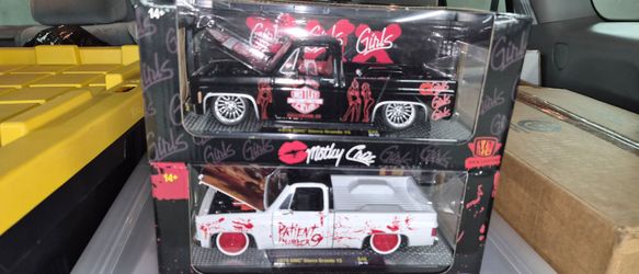 M2 Machines Motley Crue& Ozzy Osborne GMC Sierra Grande Squarebody body truck Lot!!