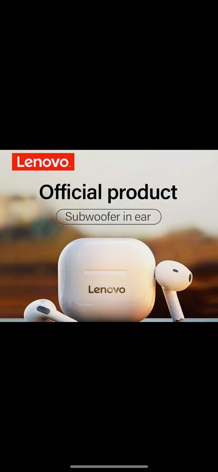 New Lenovo Wireless 🛜 Earbuds