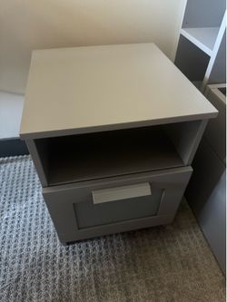 IKEA BRIMNES Nightstand with Drawer
