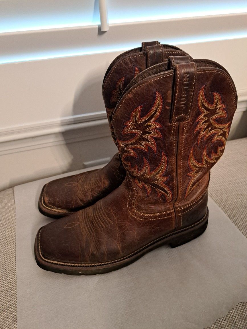 JUSTIN STAMPEDE WORK BOOTS