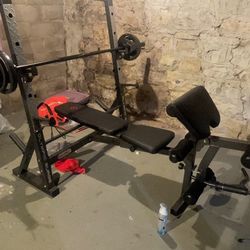 Marcy Olympic Weight Bench And Squat Rack 