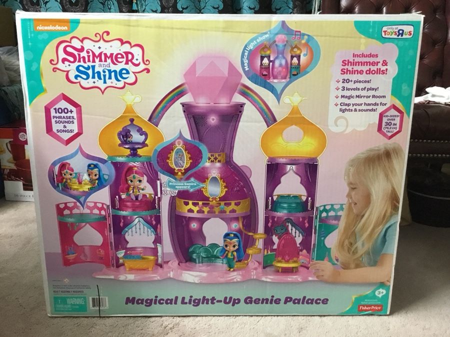 Fisher Price Nickelodeon Shimmer and Shine Magical Light-Up Genie Palace (has lights and makes sounds)
