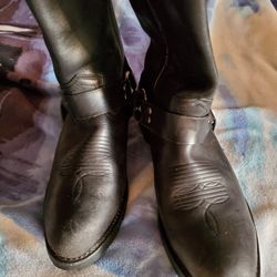  Boots -Black Leather Size 9