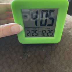 Green Alarm Clock 
