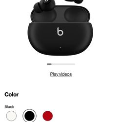 Beats Studio Buds - True Wireless Noise Cancelling Earbuds (Black) - $100