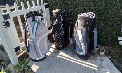 (3) Golf Bags