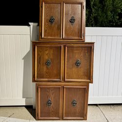 Solid Wood Cabinets – Rare Find!