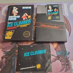 Ice Climber Complete In Box Nes Nintendo 