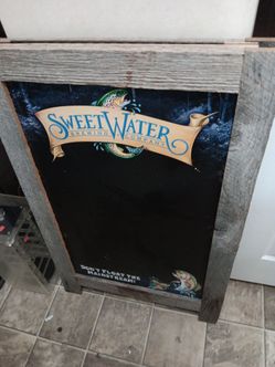 Caulk board sign......double sided