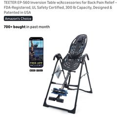 Teeter Inversion Table