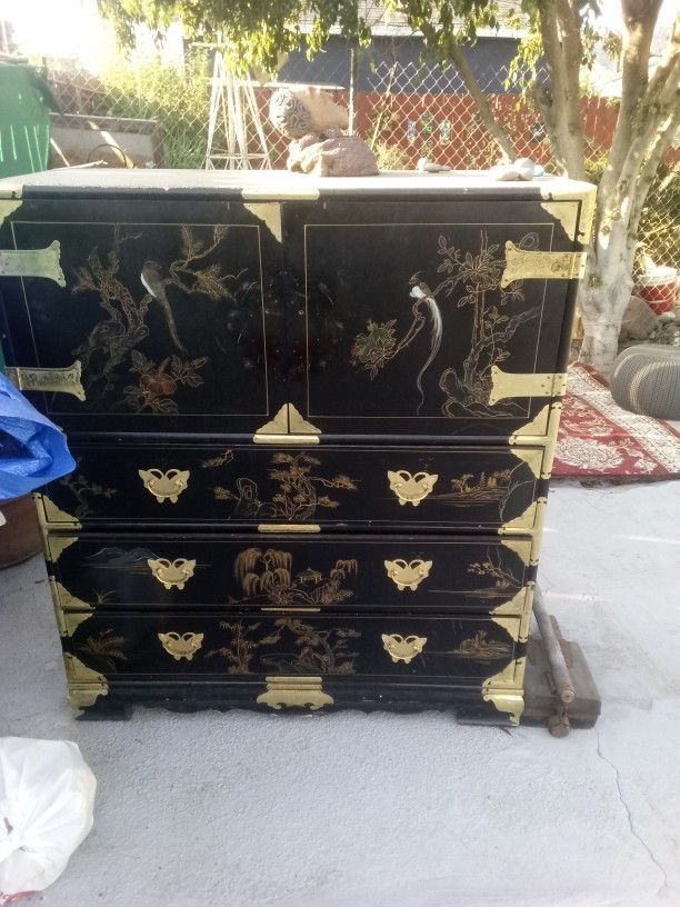 Highboy Asian Dresser