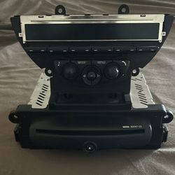 07-13 Cd player & Mini Cooper Radio Climate Dash Trim Bezel Surround