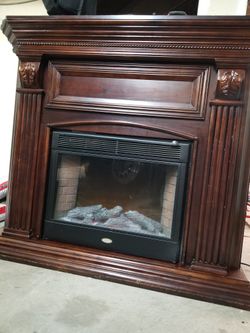 Electric Fireplace Heater And Mantle