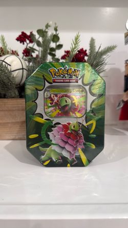Sealed new mega meganium ascended heroes tin TCG Pokemon card game