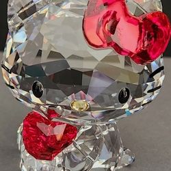 Swarovski  Hello Kitty Red Apple & Bow  2.5" Figurine