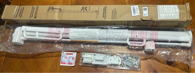 Retractable Baby Gate 55” – Brand New Never Used – White Safety Gate