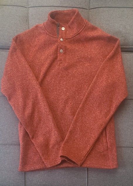 Men's Sonoma Goods For Life® Quarter-Snap Fleece- Orange