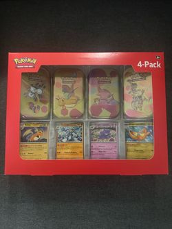 Pokemon 4 pack Mini Tins