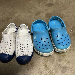 Crocs and Natives Size 10