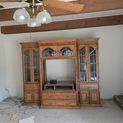 Oak Entertainment Center