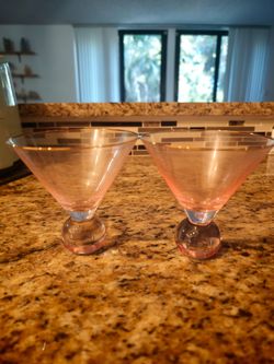 Pink Martini Glasses Set of 2