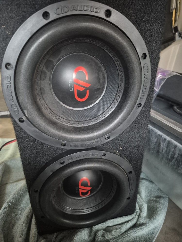 DD Audio 608f Subwoofers Ported Silverado Box