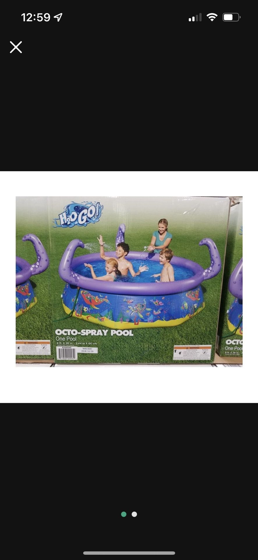 H2O GO OCTO-Spray Kids Pool