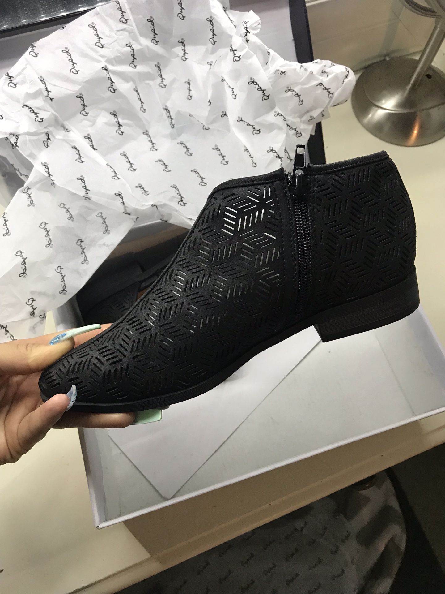 Black booties