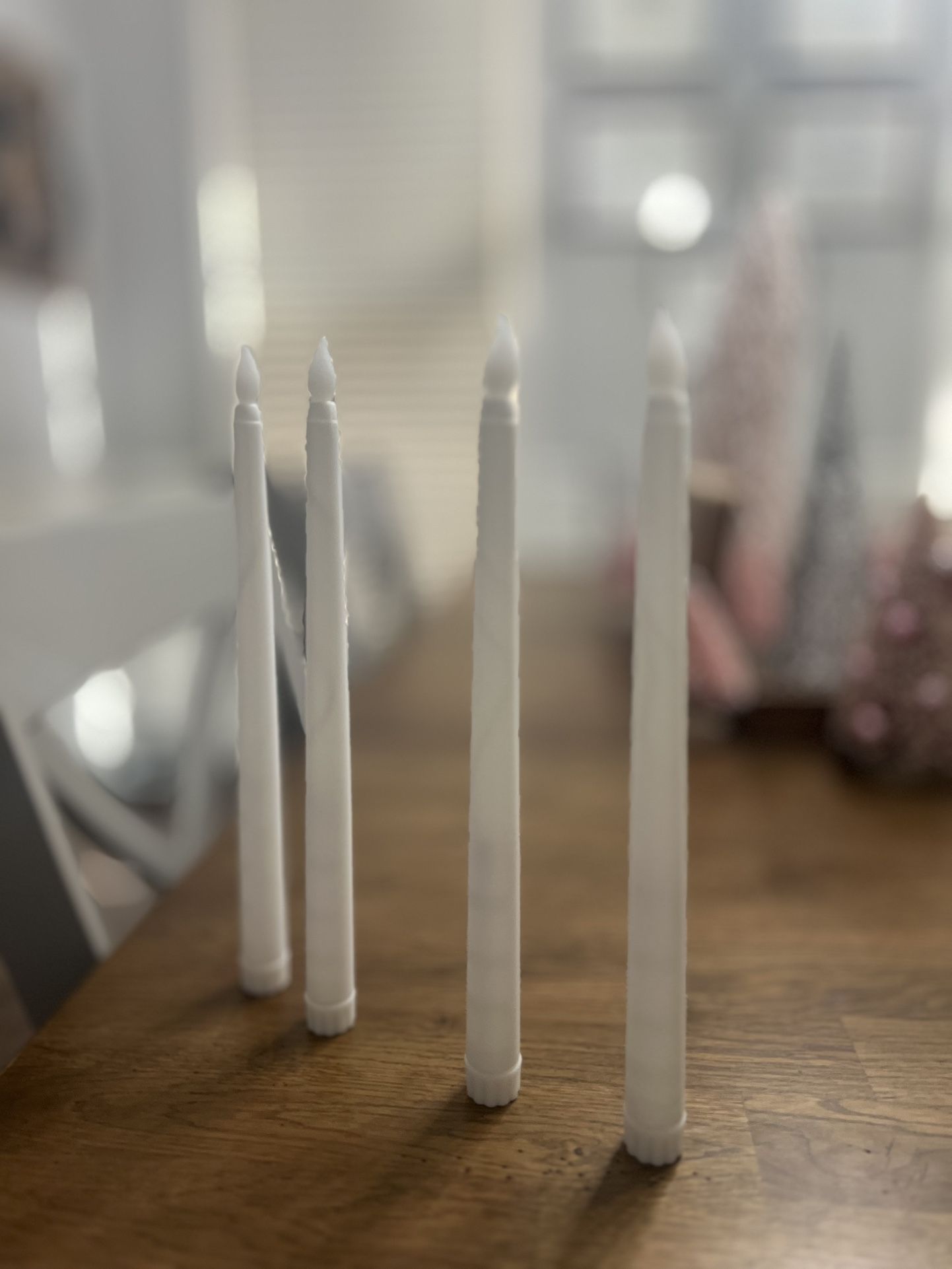 Flickering Taper Candles