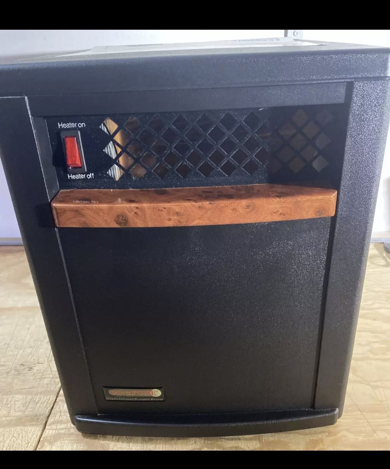 Eden Pure Quartz Infrared Personal  Portable Heater 4137 WORKS