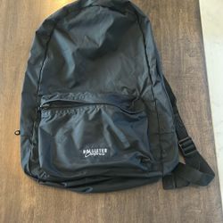 Hollister light weight Black Backpack 