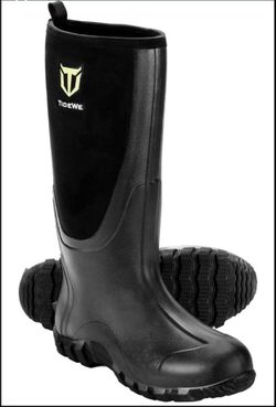 RUBBER BOOTS FOR MEN SIZE 10.1/2 