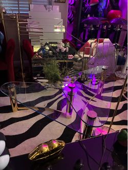 1980s Leon Rosen for Pace Brass & Glass Two-Tiered Coffee Table