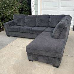 Charcoal Gray Ashley Altari 2-Piece Sectional Sofa 