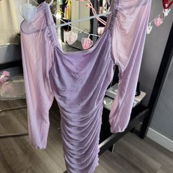 Purple Mini Dress