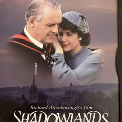 SHADOWLANDS (DVD-1993) Anthony Hopkins + Debra Winger!
