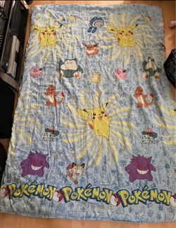 Vintage Pokemon Twin Size Comforter