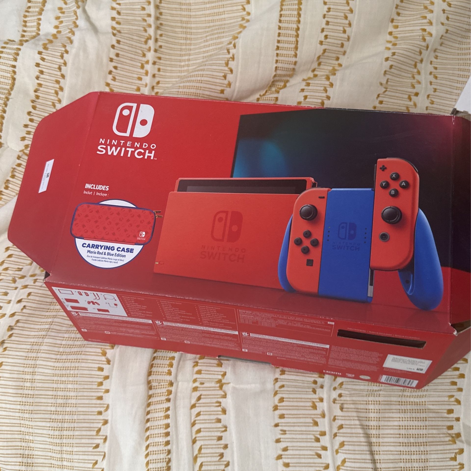 Nintendo Switch Red Mario Edition