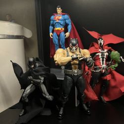 Mafex Batman , Super Man , Bane, SH FIGUARTS