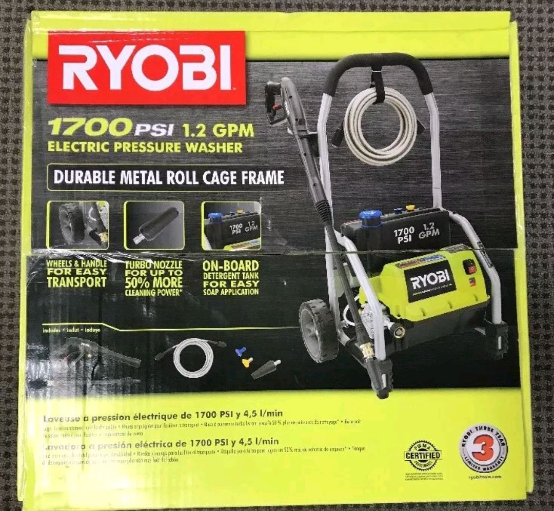 Ryobi 1700 PSI Electric Pressure Washer